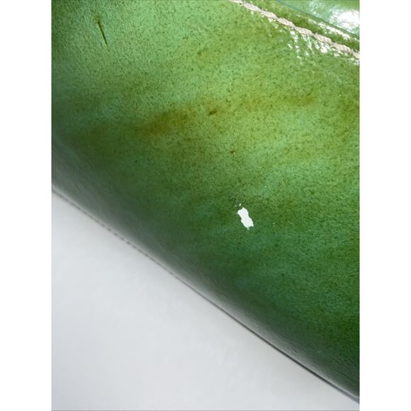 See description Dooney & Bourke Pantent Leather Green Tote Bag - Picture 7 of 12